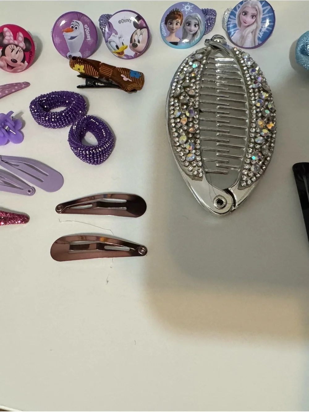 Disney Purple, Pink & Multicolor Girls Hair Clip and Accessory Set